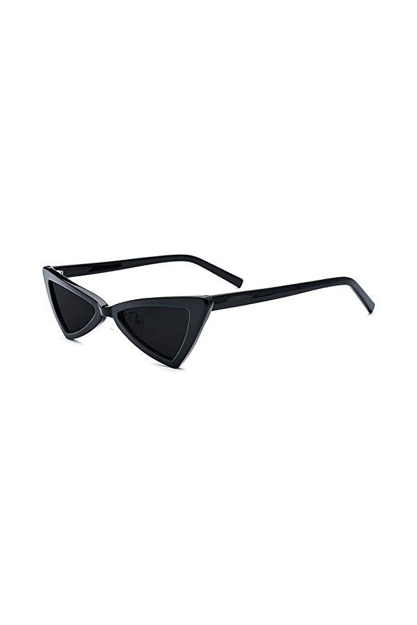WHSS Sunglasses Nouveau Triangle Frontière Lunettes De Soleil Polarisées Mode Triangle Lunettes Femme Plaque Rétro Cat Eye Lu