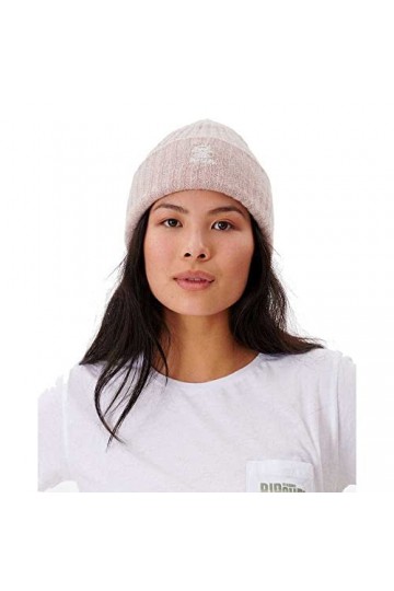 Rip Curl Twist Bonnet en laine mélangée pour femme Rose crépuscule