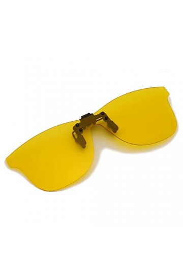 Long Keeper Clip sur Lunettes De Soleil Polarisées Surlunettes à clip pour la lunettes de myopes pour Vision Nocturne et Visi