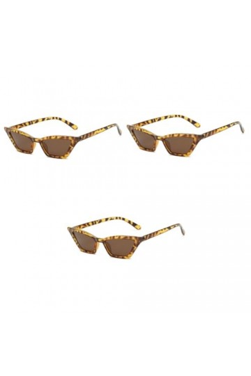 GALPADA 3 Pièces Lunettes De Soleil Femmes Lunettes De Soleil Vintage Lunettes De Soleil Oeil De Chat Lunettes De Soleil Élég