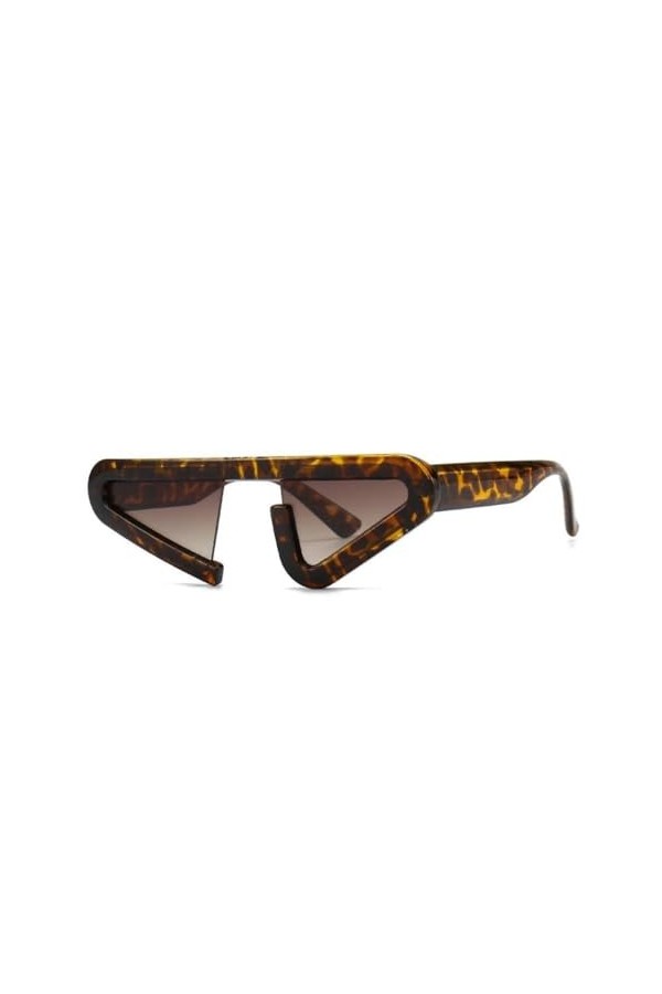 MUTYNE Rétro Vintage Noir Triangle Cat Eye Lunettes de Soleil Femmes Hommes Mode Lunettes de Soleil à la Mode Hip Hop Uv400 L