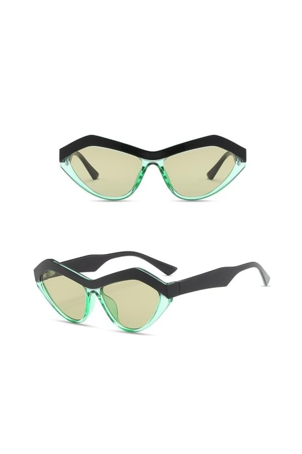 MUTYNE Lunettes de Soleil Femmes Luxe Mode Oeil de Chat Lunettes de Soleil Hommes Rétro Lunettes de Soleil Léopard Lunettes d