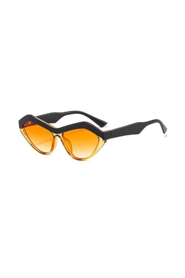 MUTYNE Lunettes de Soleil Oeil de Chat Vintage Femmes Mode Lunettes de Soleil Femme Rétro Nuances Lunettes Dames UV400, Noir 