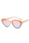 EkeNoz Lunettes de soleil Hip Hop œil de chat for hommes et femmes, lunettes de soleil de Sport de banlieue tendance, cadeau 