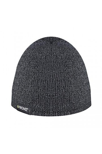 Proviz Reflect360 Explorer Bonnet réfléchissant doublé polaire respirant doux unisexe haute visibilité, gris, taille unique