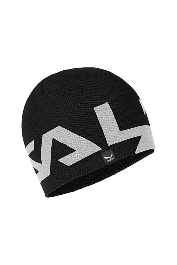 Salewa Mixte Antelao 2 Reversible Wo Beanie Bonnet, Multicolore - noir, Taille unique EU