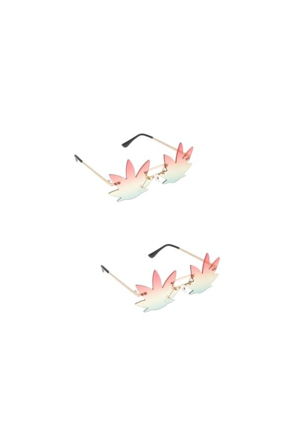 Adorainbow 2 Pièces Lunettes De Soleil Irrégulières Lunettes Irrégulières Lunettes De Soleil Tendance Pour Femmes Lunettes De