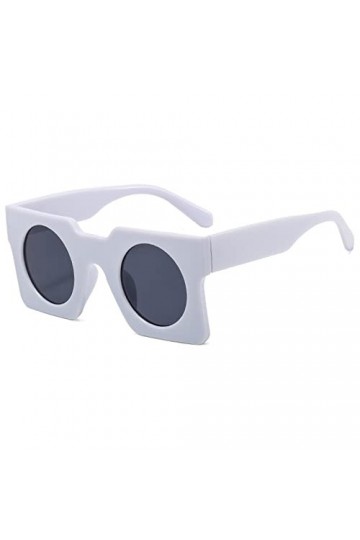 Lunettes de soleil à monture carrée et ronde, miroir de vacances, de plage, for femmes et hommes, tendance, for le Sport et l
