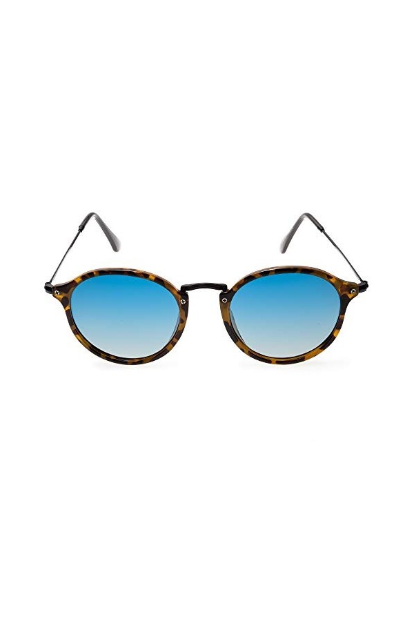 Contacta Dakar Sole Demi Lentille bleue - Lunettes de soleil avec verres polarisés - Lentille Vert Bleu Marron - Homme Femme 