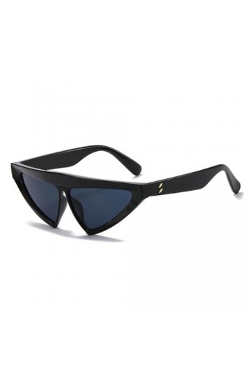 MUTYNE Lunettes de Soleil Triangle Oeil de Chat Mode Femmes Rétro Rivets Décoration Dégradé Nuances UV400 Hommes Lunettes de 