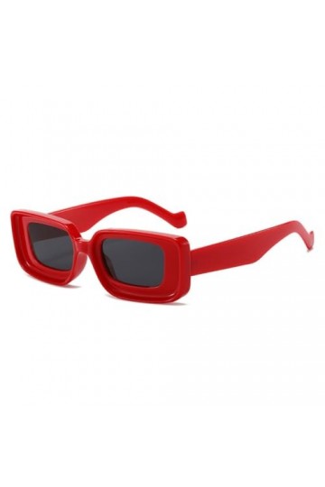 HCHES Lunettes de Soleil rectangulaires rétro Hommes Femmes Lunettes de Soleil carrées Dames Lunettes de Conduite Vintage Nua