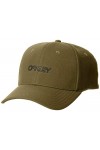 Oakley 6 Panel Hat Metallic Bonnet, Pinceau Foncé, Small/Medium Mixte