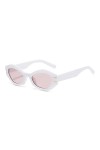 HPIRME Lunettes de soleil Cateye Vintage pour femmes lunettes de soleil à monture ronde rétro lunettes de soleil couleur bonb