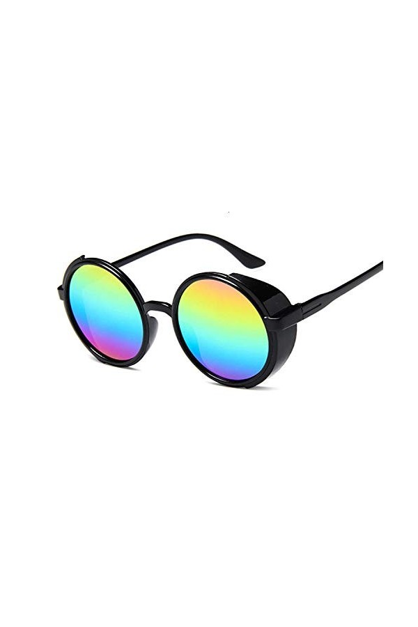 DLSM Lunettes de soleil de lunettes de soleil féminines Vintage rondes Vintage pour femme / femme Pêche Golf de conduite Lune
