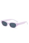 Oeil de Chat Petite Monture Hommes Femmes Lunettes de Soleil en Plein air Vacances Mode Tendance UV400 Lunettes de Soleil Cad