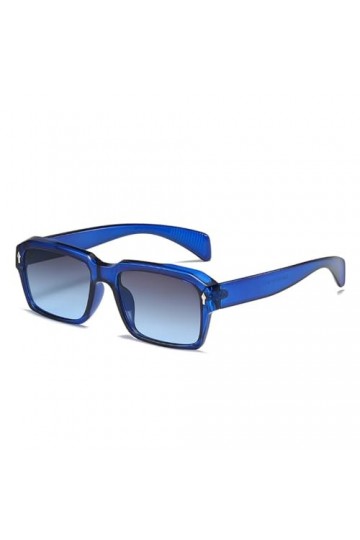 MUTYNE Rétro Carré Coloré Léopard Lunettes De Soleil Hommes Mode Thé Gris Dégradé Nuances UV400 Femmes Tendance Punk Rivets L