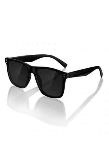 SummerLight Lunettes de soleil carrées polarisées pour hommes et femmes, pour la pêche, la conduite, les années 80, lunettes 