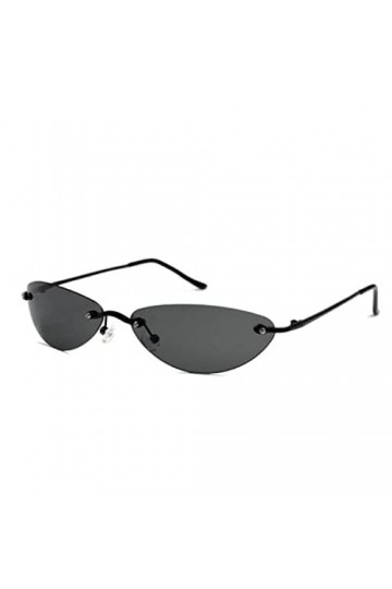 KSXYH The Matrix Neo Costume Lunettes de Soleil polarisées pour Hommes et Femmes Monture sans Monture Lunettes de Soleil de C