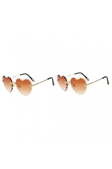 SOIMISS 2 Pièces Lunettes De Soleil En Forme De Coeur Polarisées Lunettes De Soleil En Forme De Coeur Lunettes Polarisées Lun