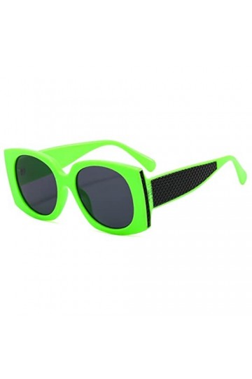 EkeNoz Grand Cadre rétro Femme Vacances en Plein air Plage Conduite Mode Lunettes de Soleil Color : C, Size : 1 