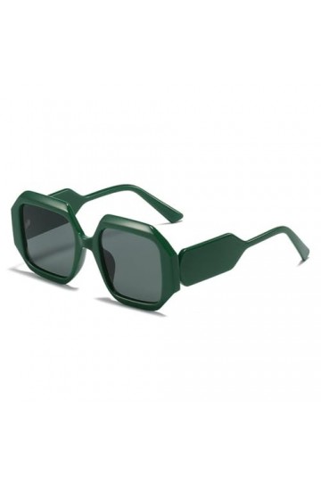 MUTYNE Lunettes de Soleil carrées Polygone de Mode Femmes Vintage dégradé Nuances UV400 Hommes Lunettes de Soleil à Jambes La