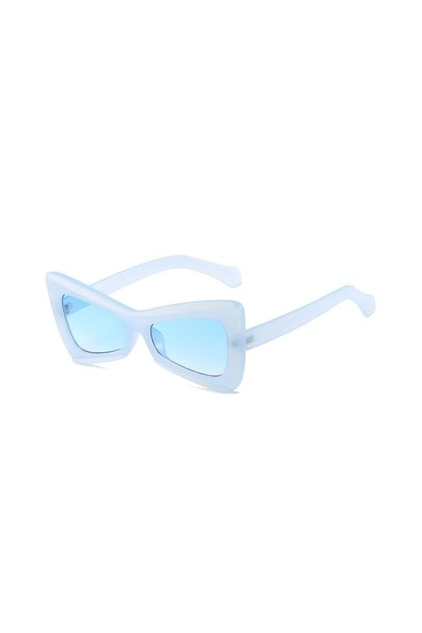 MUTYNE Lunettes de Soleil Papillon de Luxe Femmes Vintage Lunettes de Soleil Oeil de Chat Rétro Femme Nuances Mode Couleur Do