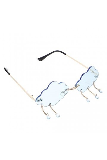 CALLARON 4 Pièces Lunettes De Soleil Nuage En Forme De Lunettes Goutte De Pluie Disco Verre Nuage Lunettes Nuage En Forme De 