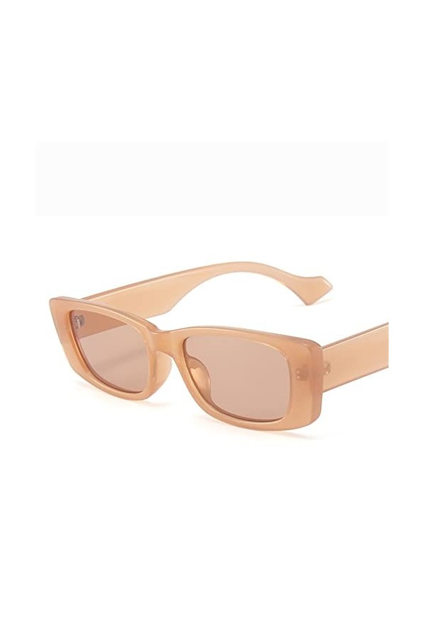 EkeNoz Lunettes de Soleil rétro à Petite Monture for Hommes et Femmes, Vacances en Plein air, Tendance, UV400, Cadeau Color 