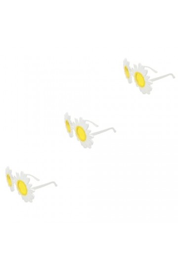 BESTonZON 3 Pièces Lunettes De Soleil Pour Lunettes De Soleil De Plage Lunettes De Maquillage Lunettes De Fleurs Lunettes De 