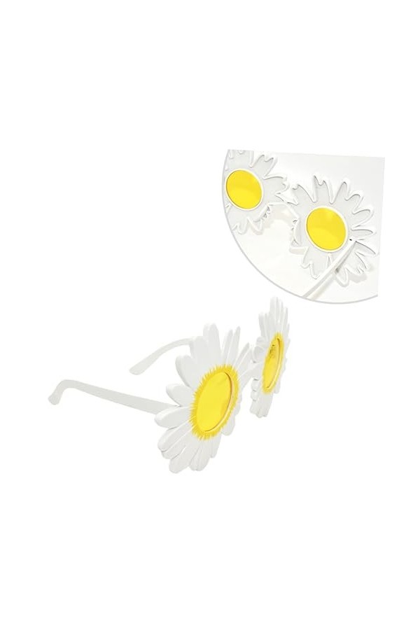 BESTonZON 3 Pièces Lunettes De Soleil Pour Lunettes De Soleil De Plage Lunettes De Maquillage Lunettes De Fleurs Lunettes De 