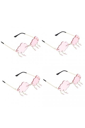 SOIMISS 4 Pièces Des Lunettes De Soleil Lunettes De Soleil Disco Lunettes Cool Jolies Lunettes De Soleil Pour Femmes Lunettes