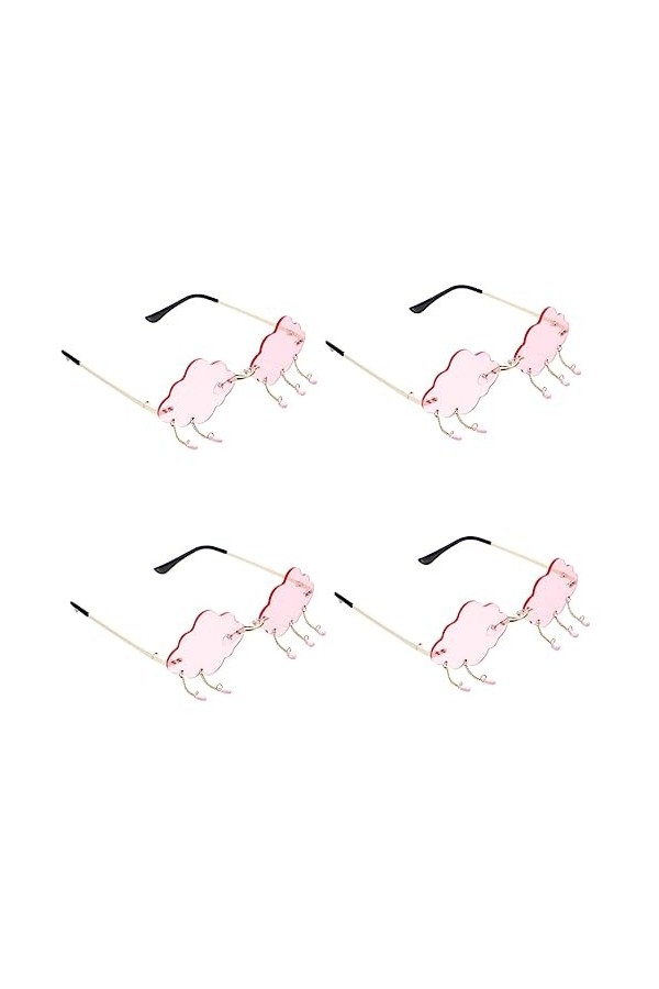 SOIMISS 4 Pièces Des Lunettes De Soleil Lunettes De Soleil Disco Lunettes Cool Jolies Lunettes De Soleil Pour Femmes Lunettes