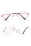 SOIMISS 4 Pièces Des Lunettes De Soleil Lunettes De Soleil Disco Lunettes Cool Jolies Lunettes De Soleil Pour Femmes Lunettes