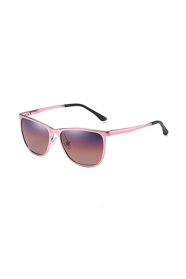 HQX Lunettes de soleil polarisées pour hommes Lunettes de soleil bicolores polarisées pour femmes UV400 Matériau de la lentil