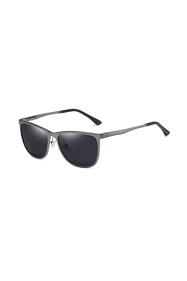 HQX Lunettes de soleil polarisées pour hommes Lunettes de soleil bicolores polarisées pour femmes UV400 Matériau de la lentil