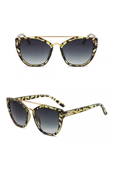 YIERJIU Lunettes Lunettes de Soleil en métal Femmes Vintage Lunettes de Soleil Lady Shades Fashion Punk Lunettes Populaire Te