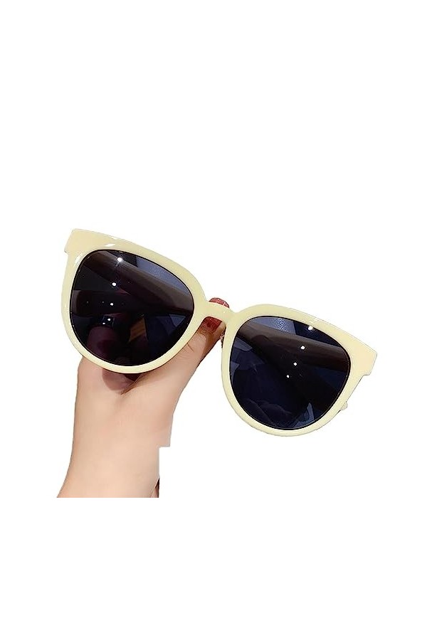 NOGRAX Lunettes De Soleil Lunettes De Soleil De Soleil Fashion Big Round Sun Sunes Pour Femmes Surdimensionnées De Lunettes D