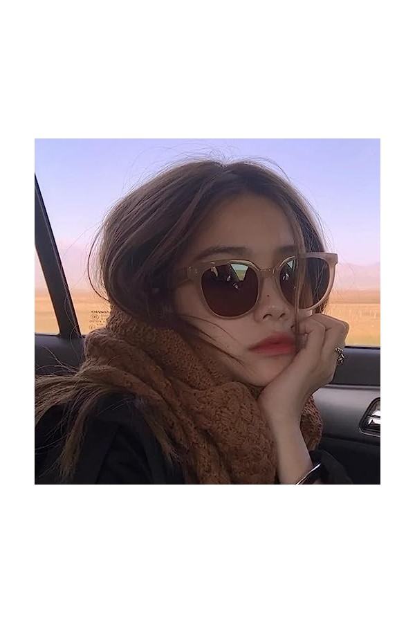 NOGRAX Lunettes De Soleil Lunettes De Soleil De Soleil Fashion Big Round Sun Sunes Pour Femmes Surdimensionnées De Lunettes D