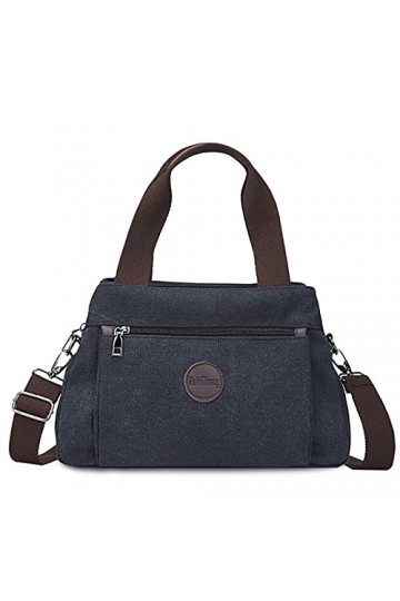 FANDARE Femme Sacoche Toile Sac a Main Sacs Cabas Bandoulieres Tendance Portés Epaule Sac Dépaule Grand Capacité Achats Fête