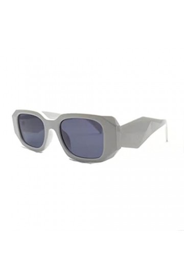 SUYGGCK Lunettes de Soleil Polarisées Lunettes De Soleil Femmes Verres De Soleil De Mode DÉté Noir Uv400 Eyewear-White F Gra