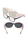 Face Shadow Surlunettes de Soleil Polarisées Sur-Lunettes de Soleil Femme pour Conduite, Cyclisme, Sport et Loisirs Protectio