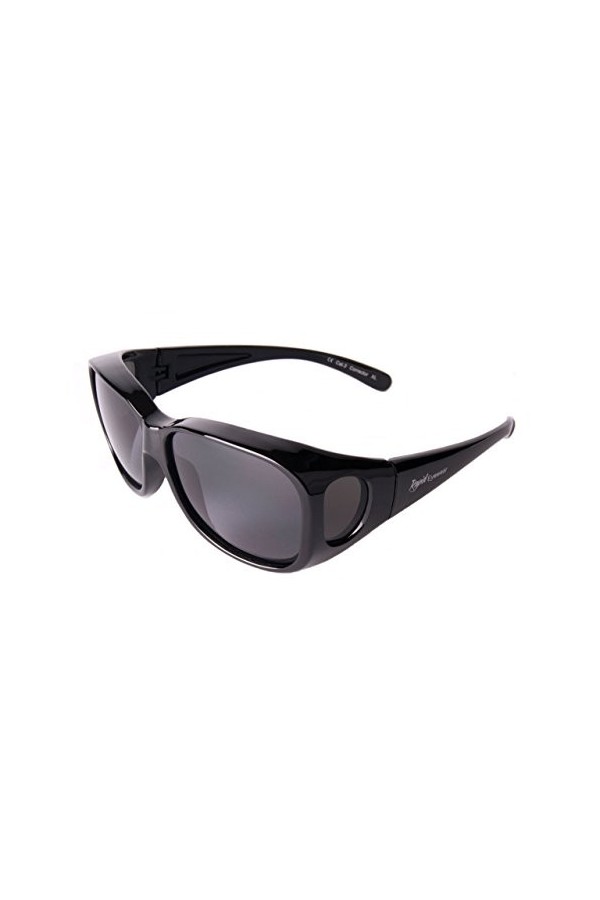 Rapid Eyewear Sur-Lunettes de Soleil polarisantes, pour hommes et femmes. Taille moyenne-grande pour mettre par dessus votre
