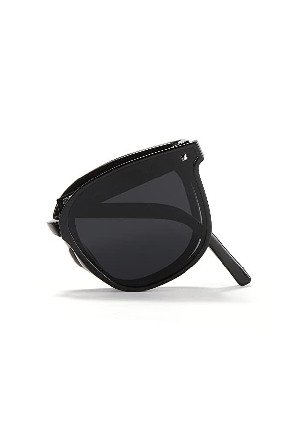 Cyxus lunettes de soleil, lunettes de soleil pliable de protection UV400 pliables pour femmes et hommes