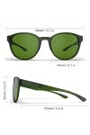 HAAYOT Lunettes de soleil polarisées pour homme et femme, protection UV400, flexible, légère, monture TR90, lunettes de solei