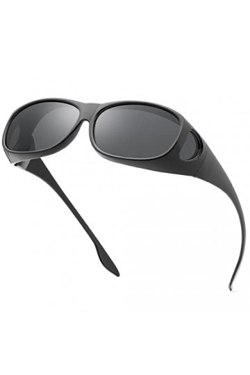 Lunettes de vision nocturne pour hommes et femmes, lunettes de soleil polarisées pour la conduite, ajustement complet sur lun