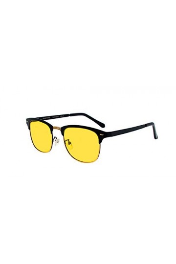 rainbow safety Lunettes de Soleil Polarisee Conduite de Nuit Vison Nocturne Homme Femme RWNP4ND, Noir,