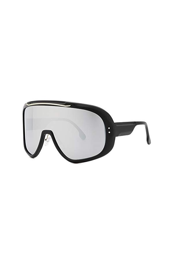 HRWVOR Grand Cadre Lunettes de Soleil Men Femmes Mode Personnalité Concepteur Style Star Star Star Star Sports Sports Sports 