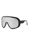 HRWVOR Grand Cadre Lunettes de Soleil Men Femmes Mode Personnalité Concepteur Style Star Star Star Star Sports Sports Sports 