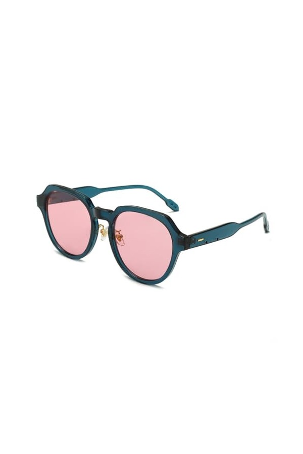 Lunettes de Soleil Cercle Lunettes de Soleil Femmes Hommes Conduite UV400,6, Taille Unique