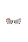 rainbow safety Lunettes de Soleil POLARISÉES Miroir en Bois Vintage Femme Homme RW-Silver-Mirror